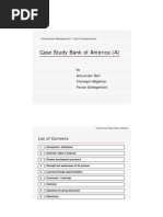 Case Study Bank of America (A)