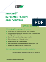 Chapter 8 Strategy Implementation and Control