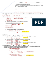 Chem Spring Final Review 2015 Key PDF