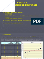 Curs 07 08 Parametrii de Dispersie