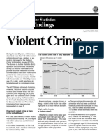 Selected Findings: Violent Crime