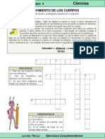 5to Grado - Ciencias - El Movimiento de Los Cuerpos PDF