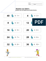 Einmaleins Mit 4 Domino