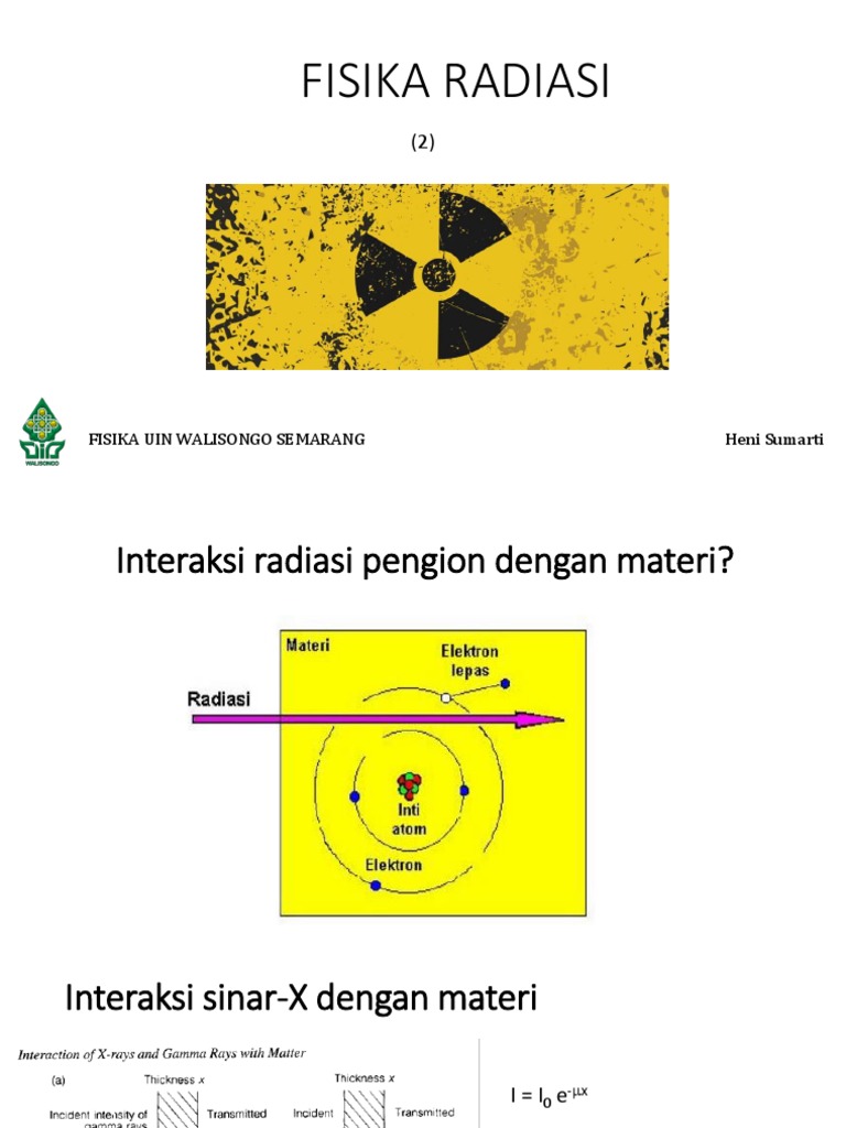 Fisika Radiasi 2 PDF | PDF