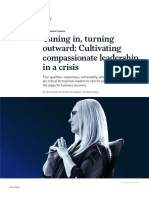 Tuning In, Turning Outward: Cultivating Compassionate Leadership in A Crisis