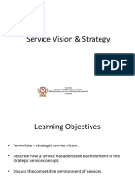 Service Vision & Strategy: Target Market, Concept & Delivery