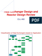 Heat Exchanger Design and Reactor Design Review