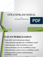 Stratifikasi Sosial