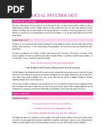 Unit 5 - Social Psychology