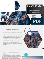 La Ciudad Objeto de Estudio Del Urbanismo PDF