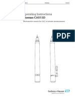 Operating Instructions Viomax CAS51D: Photometric Sensor For SAC or Nitrate Measurement