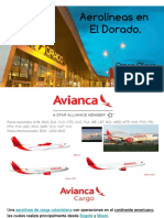 Aerolíneas en Bogotá