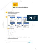 Describing The Operational Procurement: Unit 2 Lesson 1