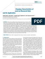 An Analysis of The Charging Characteristics of Electric Vehicles Based On Measured Data and Its Application