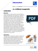 Compressors Without Magnetic Clutches: Technical Information