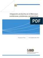 3 Porta, Fernando (2008) Integración - Productiva - en - El - MERCOSUR - Condiciones - Problemas - y - Perspectivas