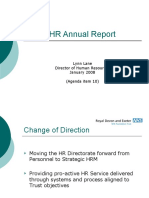 HR Annual Report Highlights Strategic Changes