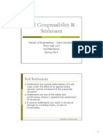 Soil Compressibility & Settlement