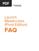 Launch Masterclass (Pivot Edition)