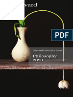Philosophy: Harvard University Press