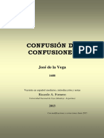 Confusion de Confusiones de Jose de La V PDF