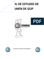 Manual de estudio de examen de Gup en Taekwondo