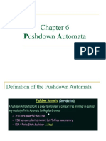 Pushdown Automata (CHAPTER-06)