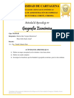 Actividad de Aprendizaje #1 - Geografía Económica - Cipa. Maimar