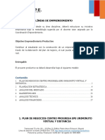 Plan de negocios para gimnasio en Mompox