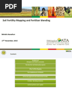 Soil Fertility Mapping and Fertilizer