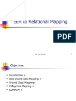 EER To Relational Mapping: Dr. Ejaz Ahmed 1