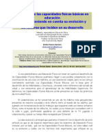 El Trabajo de Las CFB en Educación Primaria, Teniendo en Cuenta Su Evolución y Los Factores Que Inciden en Su Desarrollo