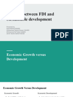 The Link Between FDI and Sustainable Development