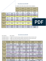 O'levels Schedule and Timetable - VIO-XIO