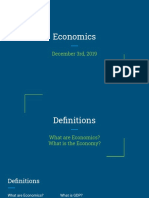 Economics: December 3rd, 2019