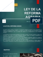 Ley de La Reforma Agraria