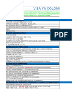 Test de Preguntas DS-160. 2019