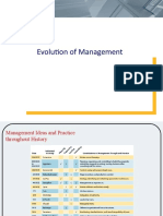 Evolution of Management Ideas Throughout History