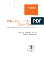 What Kind of Theory Is Music Theory - PDF
