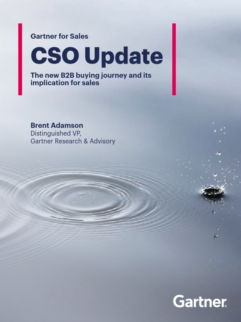Gartner b2b Buyer's Journey PDF Sales Marketing