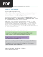 Energy Efficiency Indicators - IEA