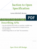 Introduction To Open API Specification: Lorna Mitchell, Nexmo