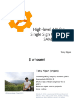 High-Level API For SSO Using SAML
