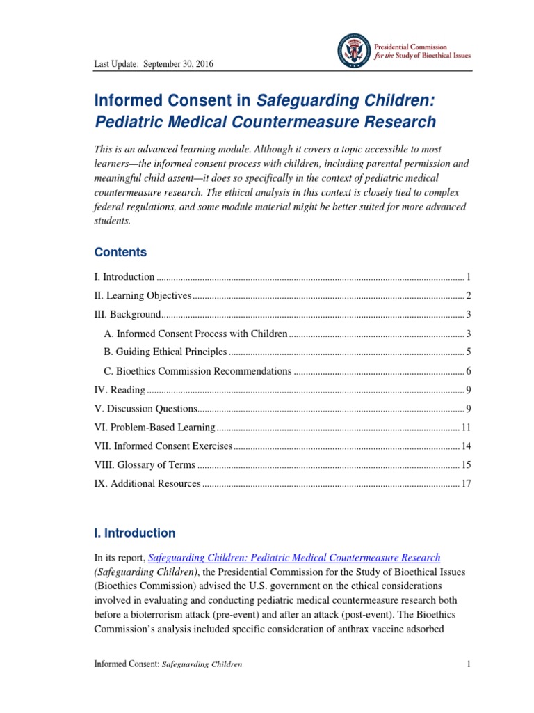 4 Informed Consent Safeguarding Children 9.30.16 | PDF | Informed ...