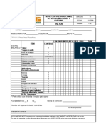 Inspección preoperacional motobomba