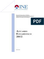 Anuario Estadistico 2012 - Bolivia PDF