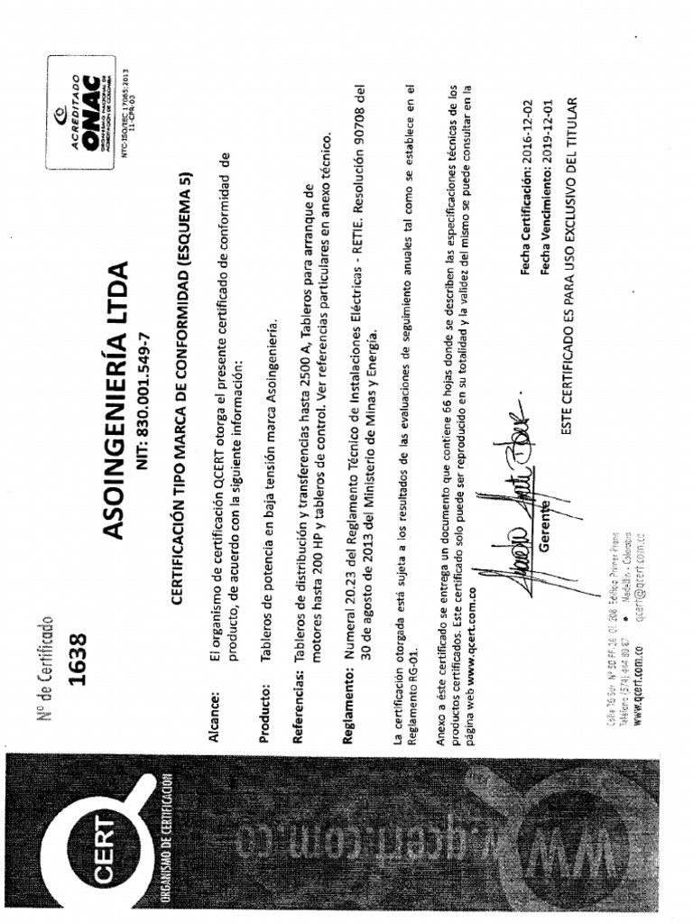 Certificado 1 | PDF