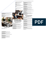 Food and Beverage Services: Lesson 1: Prepare The Dining Room /restaurant Area For Service p.6