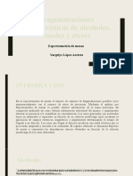 Fragmentaciones Características de Alcoholes, Fenoles y Éteres
