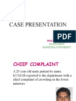 Case Presentation on Orthodontic Treatment of Proclined Incisors